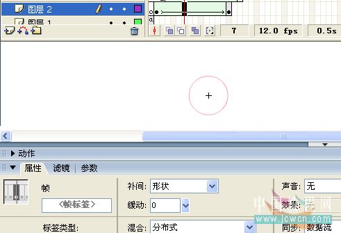 Flash新手教程:跟随鼠标的圈圈动画