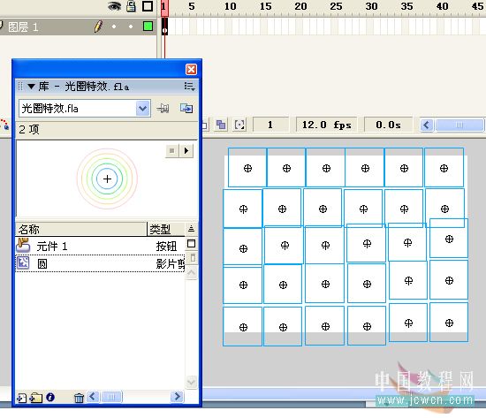 Flash新手教程:跟随鼠标的圈圈动画