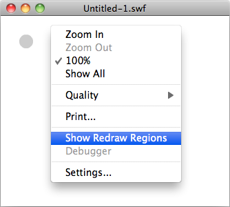 Show Redraw Regions