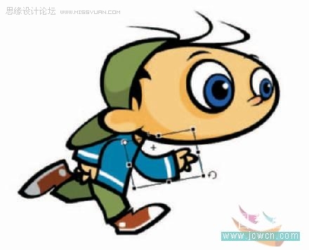 Flash cs3鼠绘教程：铰连身体部分,PS教程,脚本之家教程网