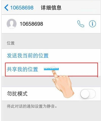 共享我的位置