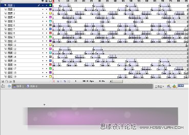 Flash广告中绚丽舞台效果的表现