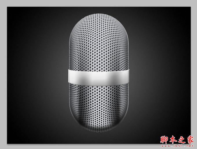 AI和PS打造精致麦克风图标 脚本之家 AI实例教程