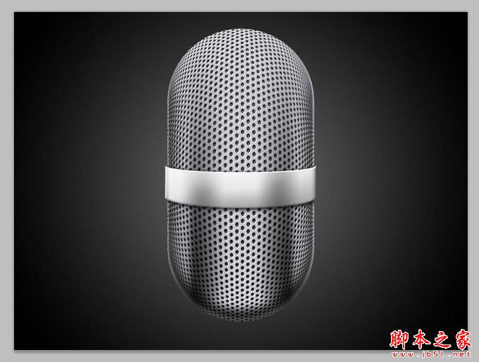 AI和PS打造精致麦克风图标 脚本之家 AI实例教程
