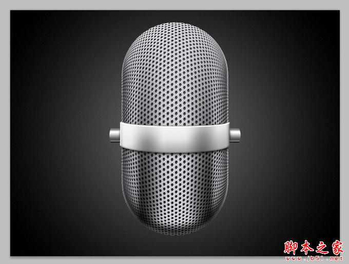 AI和PS打造精致麦克风图标 脚本之家 AI实例教程