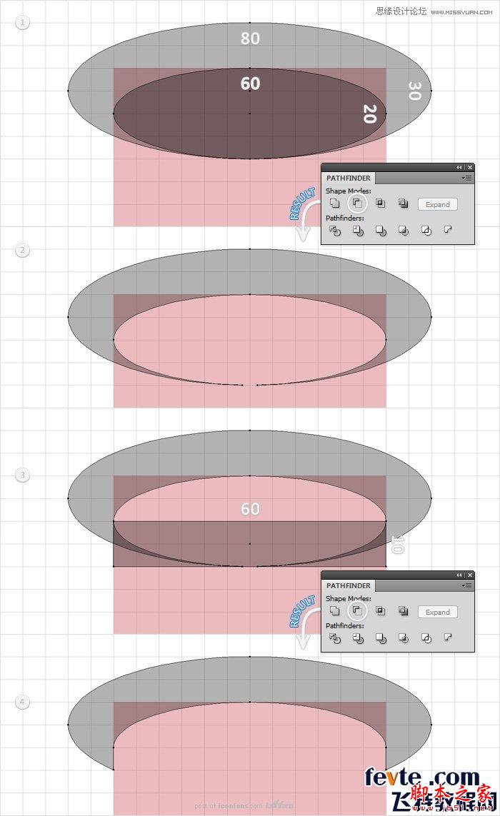 Illustrator制作透明效果的烧瓶图标,脚本之家