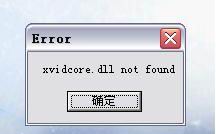 xvidcore.dll not found