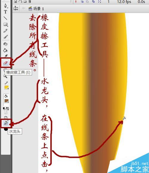 用flash绘制一朵花