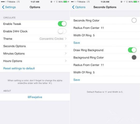 iOS8越狱插件Circulate 给原生时钟增加新动画