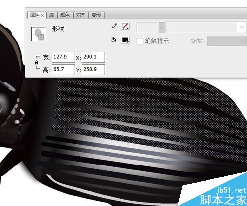 flash绘制昆虫——蝼步甲