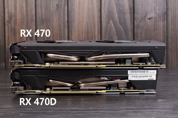 RX 470D与RX470拆解对比