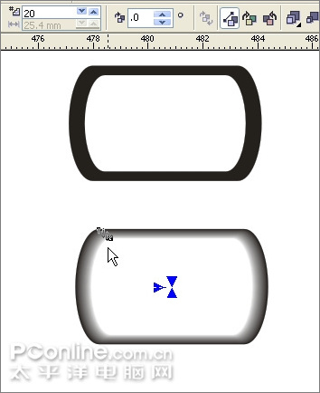 Coreldraw教程：造型工具和交互式工具