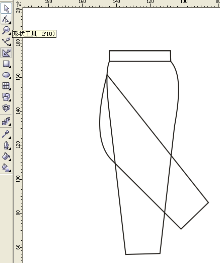 CorelDraw,休闲裤