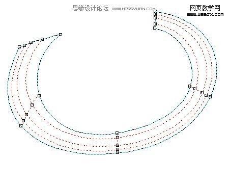 CorelDraw网格填充工具绘制卡通唢呐_脚本之家