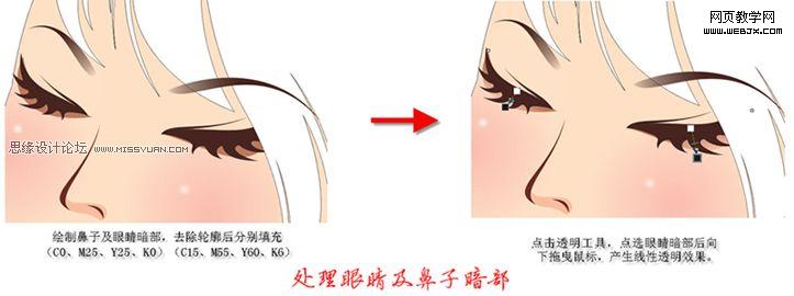 Coreldraw教程:绘制卡通矢量漂亮女孩_脚本之家