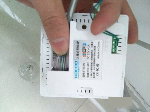 无线wifi覆盖面板AP安装