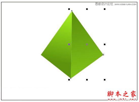 CorelDraw绘制立体图标入门教程,脚本之家