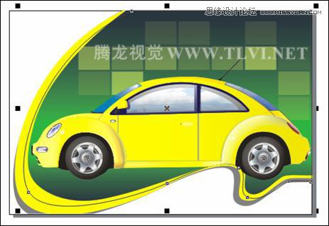 CorelDRAW绘制汽车宣传海报教程,破洛洛