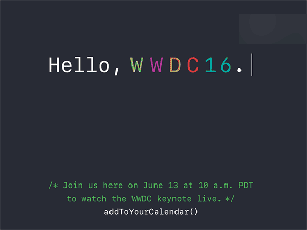 果粉必备：苹果WWDC2016观看方式大全（视频/图文直播）