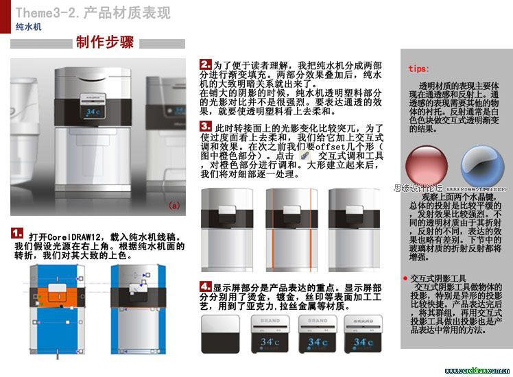 CorelDRAW绘制一款工业纯水机教程,破洛洛