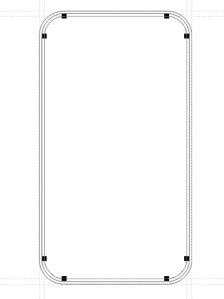 CDR绘制简洁IPHONE4手机教程 脚本之家 CDR实例教程5.jpg