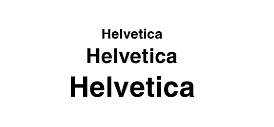 Helvetica字体