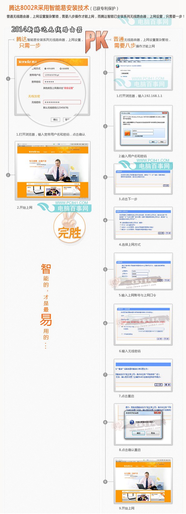 新老Tenda无线路由器设置对比