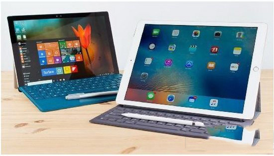 谷歌pixel c和surface pro4和ipad pro对比评测