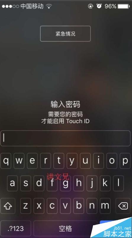 ios9怎么密码改成4位数