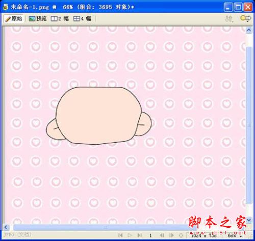 图9 绘制小女孩的耳朵