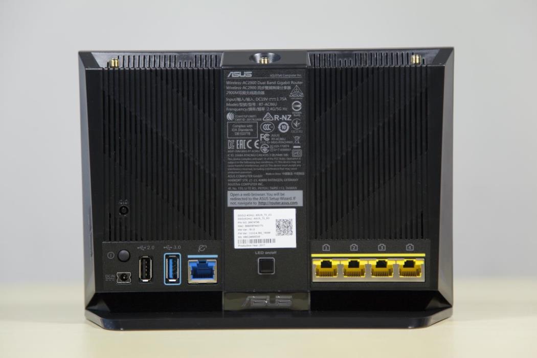 华硕 RT-AC86U 路由器拆解评测