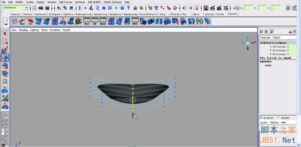 MAYA NURBS制作高精度生物模型详解 脚本之家 MAYA建模教程