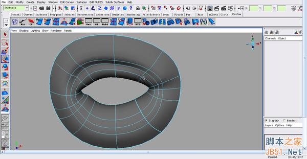 MAYA NURBS制作高精度生物模型详解 脚本之家 MAYA建模教程