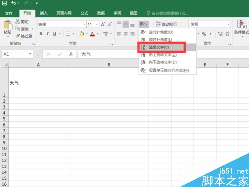 Excel2016文字怎么竖排？Excel2016文字竖向排列方法