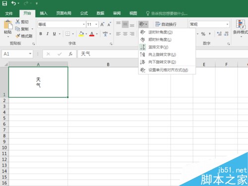Excel2016文字怎么竖排？Excel2016文字竖向排列方法