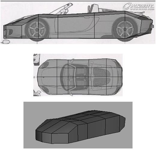 MAYA打造保时捷GT-卡雷拉模型 脚本之家 MAYA建模教程