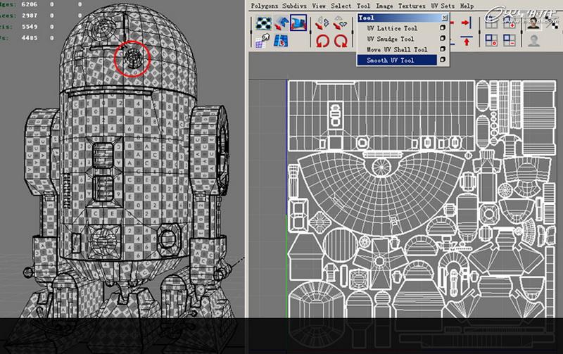 MAYA制作《星球大战》中的机器人R2D2 脚本之家 MAYA建模教程