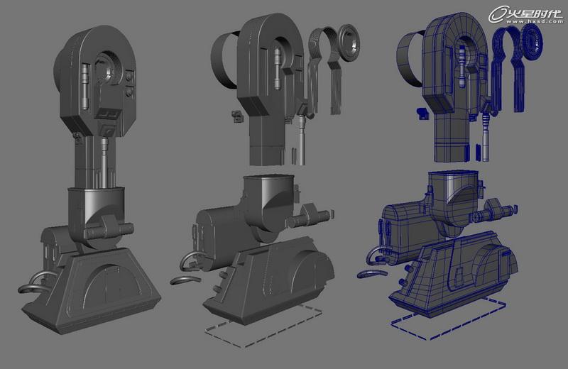 MAYA制作《星球大战》中的机器人R2D2 脚本之家 MAYA建模教程
