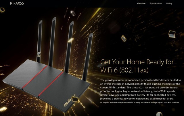 华硕发布旗下最便宜Wi-Fi6路由器 售价破百美元 