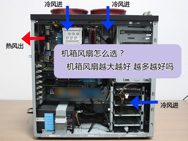 机箱风扇怎么选？机箱风扇越大越好 越多越好吗