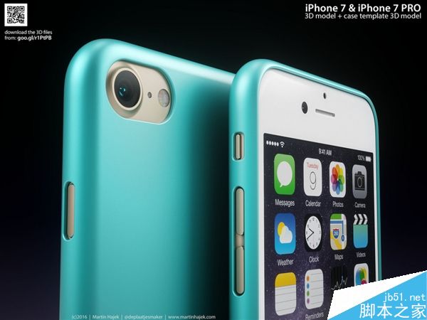 iPhone 7、7 Plus渲染高清图：外形就是这样！