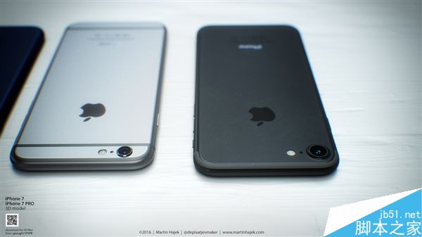 黑色版iPhone 7高清渲染图：看完必买之！