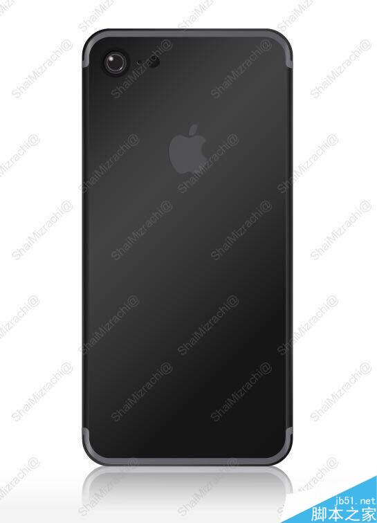 iPhone 7黑色版最新渲染图：真带感