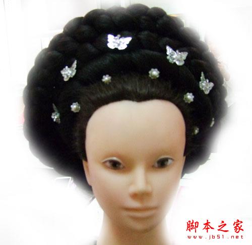 古装贵妃发型教程 脚本之家