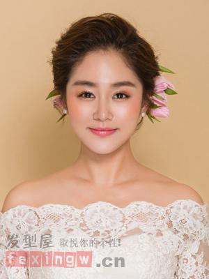 影楼经典婚纱照发型不败案例 打造初春幸福感