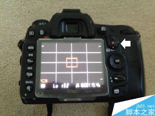 D7000单反相机网格辅助线如何启用、关闭