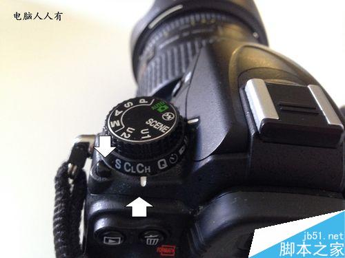 尼康D7000单反相机顶部按钮详解