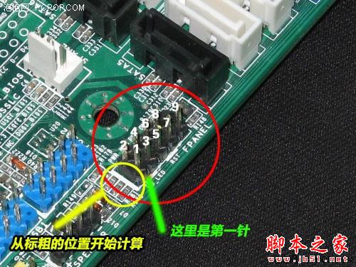 【图解】组装电脑不困难，教你如何连接主板路线？ - 脚本之家 - 