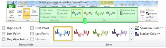 Excel 2010 中格式化的波型图详解-脚本之家