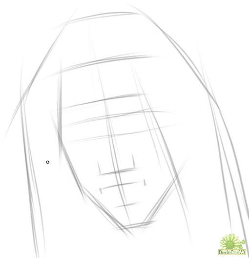 Painter手绘女孩头像素描_脚本之家jb51.net整理